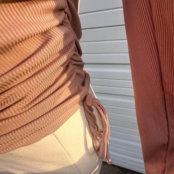 SHEIN women’s mauve stretch top size L - Picture 3 of 8